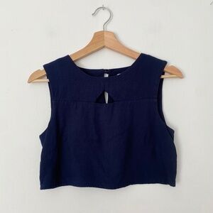 Birds of north america cut-out crop top